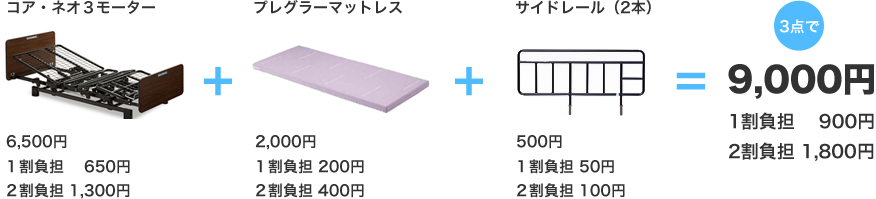 3モーター3点で9000円