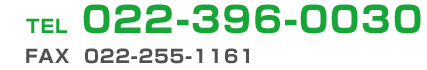 TEL 022-396-0030 FAX 022-255-1161